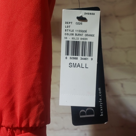 Burnt orange dress by:BCX Dress - Picture 6 of 6